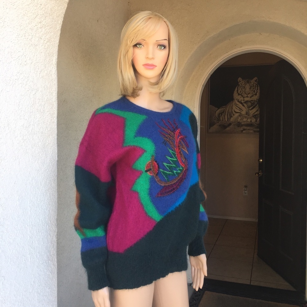 Escada‎ Margaret’s ley multicolor vintage sweater38 - Picture 8 of 8